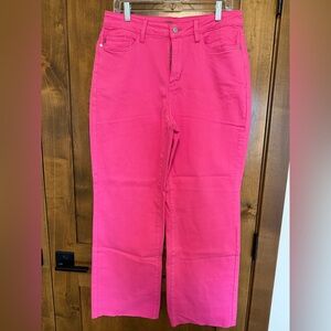 NEW JUDY BLUE HOT PINK JEANS - size 14